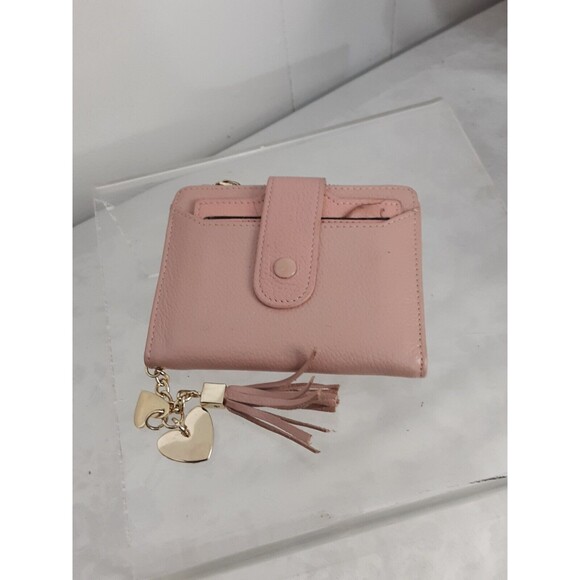 Pink Square Unbranded Wallet Pullout ID Case Slots & Pockets - Picture 3 of 4